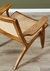 Poltrona CH lustre roble - tienda online