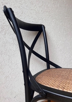 Silla Cross Negra cruz de madera - tienda online