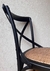 Silla Cross Negra cruz de madera - tienda online