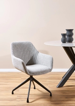 Silla Estambul Giratoria Gris - comprar online