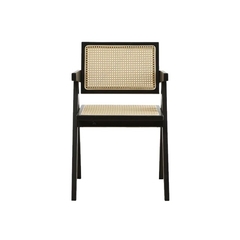 Sillon Jeanneret Negro - boina muebles