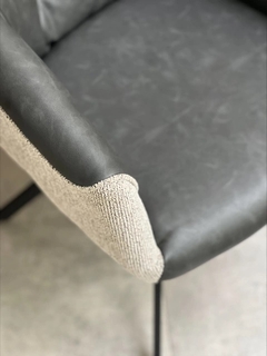 Silla Lincoln Giratorio Negro - boina muebles