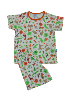 Imagem do Pijama Curto Infantil T-02 ao T-06 (estampas variadas)
