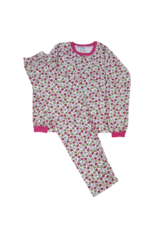 Pijama flanelado feminino adulto P ao G (estampas variadas) - loja online