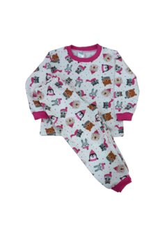 Pijama flanelado bebê M ao GG (menina - estampas variadas) - July Pijamas | Pijamas de qualidade para toda a família