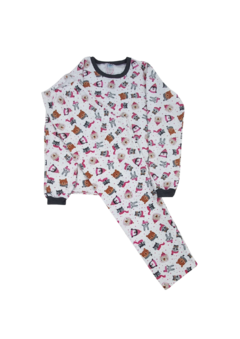 Pijama flanelado feminino adulto GG e EG (estampas variadas) - July Pijamas | Pijamas de qualidade para toda a família