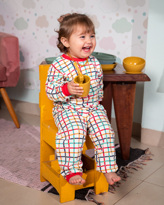 Pijama comprido malha bebê P ao GG (menina - estampas variadas) - comprar online