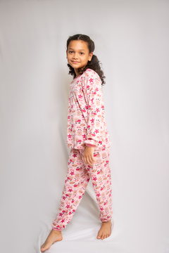 Pijama comprido infantil malha T-02 a T-06 (menina - estampas variadas) - July Pijamas | Pijamas de qualidade para toda a família