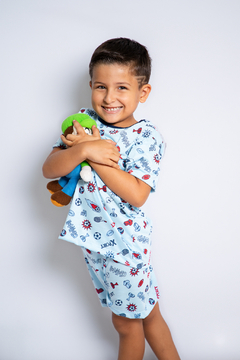 Pijama Curto Infantil T-08 ao T-12 (estampas variadas) - July Pijamas | Pijamas de qualidade para toda a família