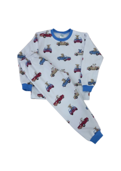 Imagem do Pijama flanelado infantil T-08 a T-12 (menino - estampas variadas)