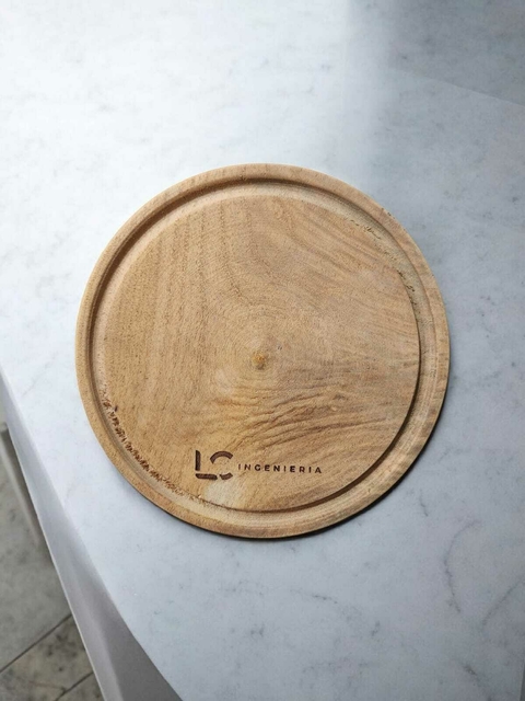 TABLITA DE ASADO CIRCULAR (GRABADO PERSONALIZADO) - comprar online