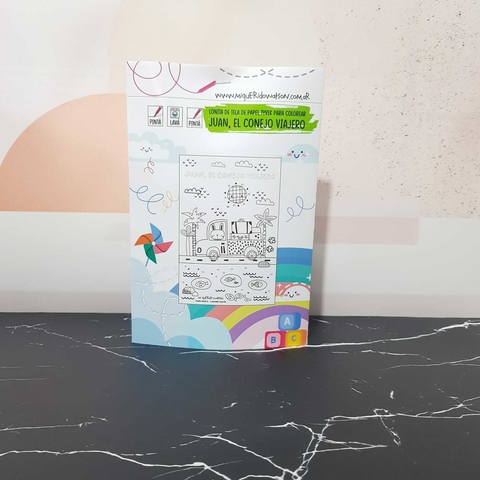 LONITA PARA PINTAR - JUAN, EL CONEJO VIAJERO