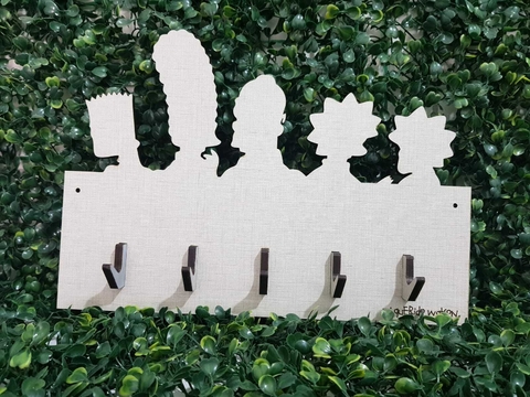 PERCHERO CUELGA LLAVES LOS SIMPSONS