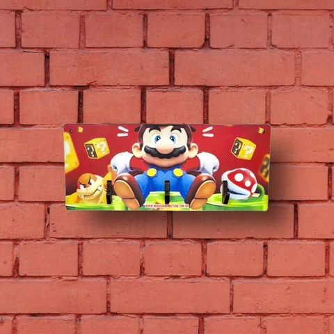 PERCHERO o CUELGA LLAVES MARIO BROS