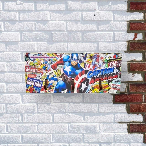 PERCHERO o CUELGA LLAVES - CAPITÁN AMÉRICA