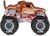 Auto Monster Jam True Metal Monster Mutt 1:64 - Original - de Princesas y Piratas