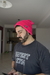 Gorro de lana Cuff beanie - fucsia - comprar online