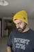Gorro de lana Cuff beanie - Mostaza - eighthco