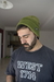 Gorro de lana Cuff beanie - verde - eighthco