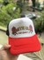 Cap Trucker 3 colores Eighth Club ( frente blanco, visera roja y red negra) - comprar online