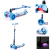 Art. M820 Monopatín Rainbow reforzado con luces Led, música y linterna soporta 50 Kg. - comprar online