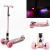 Art. M820 Monopatín Rainbow reforzado con luces Led, música y linterna soporta 50 Kg. - tienda online