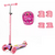 Art. X720 Monopatín Rainbow Wind reforzado con luces Led soporta 50 Kg. Con casco, rodilleras y coderas - tienda online