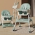 Art. 378 Silla de Comer con 2 Alturas y Respaldo Reclinable Rainbow Celine - Willy Kids
