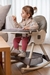 Art. 380 Silla de Comer Mecedora con 2 Alturas y Respaldo Reclinable Rainbow Celine -Gris - comprar online