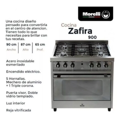 cocina morelli zafira 900