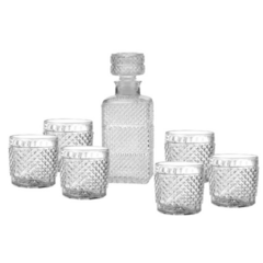 set whisky x 7 pzs. estilo barroco en internet