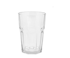 Vaso facetado 400ml Durax x6 - comprar online