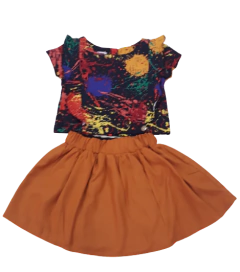 5243 - CJ CROPPED C/ SAIA DUPLA-FACE - comprar online