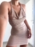 Vestido de lurex con caída. - tienda online