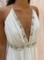 VESTIDO LARGO ESCOTE EN V ESPALDA DESCUBIERTA - comprar online