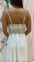 VESTIDO LARGO EN GASA BUSTIER BORDADO A MANO en internet