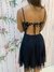 VESTIDO CORTO BORDADO A MANO CON LAZO EN LA ESPALDA en internet