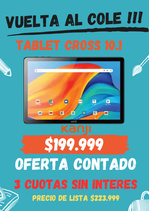 PROMO "VUELTA AL COLE" TABLET - comprar online