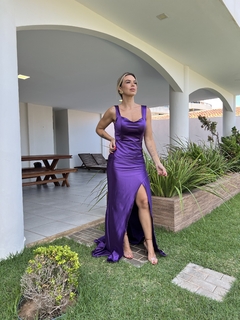 Vestido festa prada alça larga