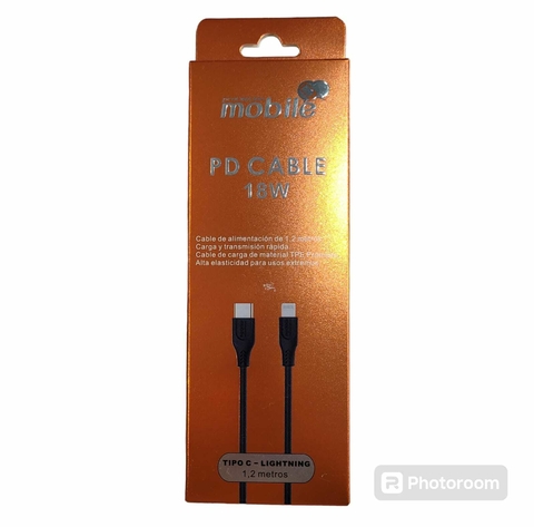 Cable Mobile Lightning - C 18Watt 3.1A