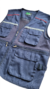 Chaleco de red azul - comprar online