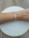 Pulseira com elos coração vazado