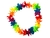 Collar hawaiano multicolor x 12