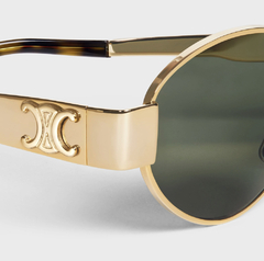 ÓCULOS DE SOL CELINE OVAL TRIOMPHE METAL - comprar online