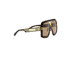 Óculos de sol Gucci quadrado tartaruga - comprar online