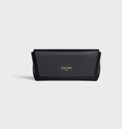 ÓCULOS DE SOL CELINE TRIOMPHE 01 EM ACETATO PRETO OVAL - loja online