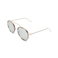 Illesteva Wynwood Ace Flat Prata Espelhado - comprar online