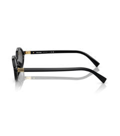 Óculos de Sol Miu Miu oval preto- 0MU 04ZS 1AB5S050 na internet
