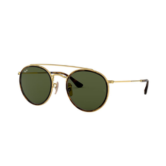 Ray-Ban Round Double Bridge Ouro Polido - comprar online