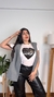 Remera SPUM Corazón Black - comprar online